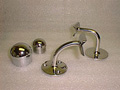 614 - Domed End Caps, 012 - Screw Bracket, 013 - Blind Stud Bracket